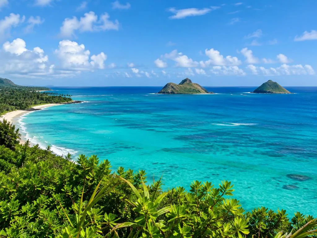 Kailua coast and offshore islets